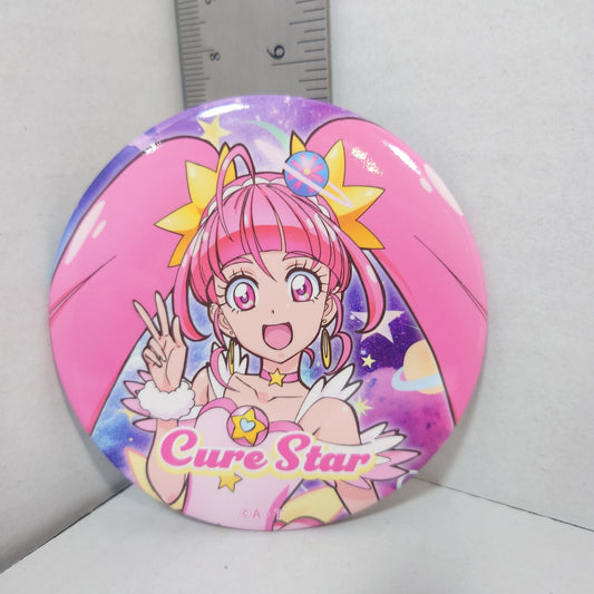 Cure Star Pretty Cure (Precure) 20th Anniversary Badge 75mm Diameter