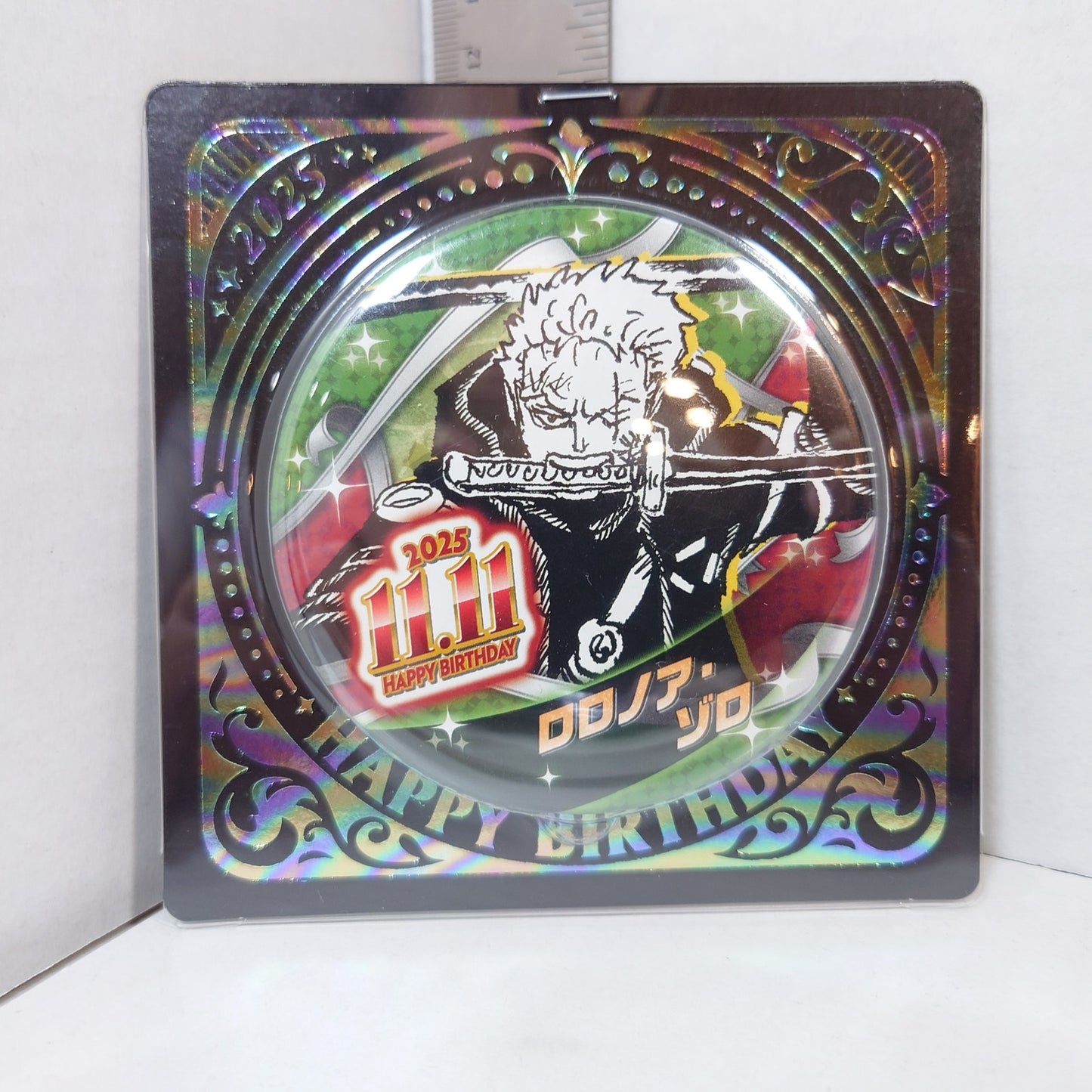 Zoro Roronoa One Piece 2025 Birthday Badge