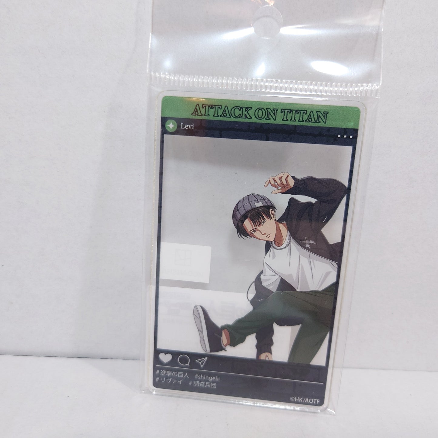Levi Attack On Titan Acrylic Card