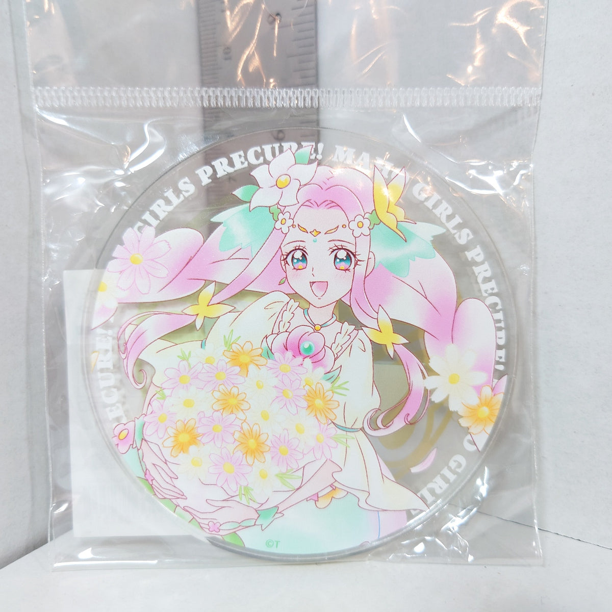 Cure Felice Maho Tsugai Pretty Cure! (Precure ) 10th Anniversary Collab Cafe Acrylic Coaster