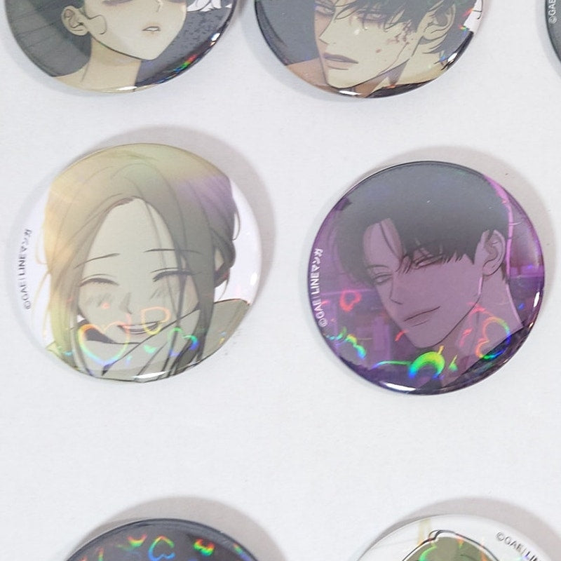 Tears on a Withered Flower Badge Set