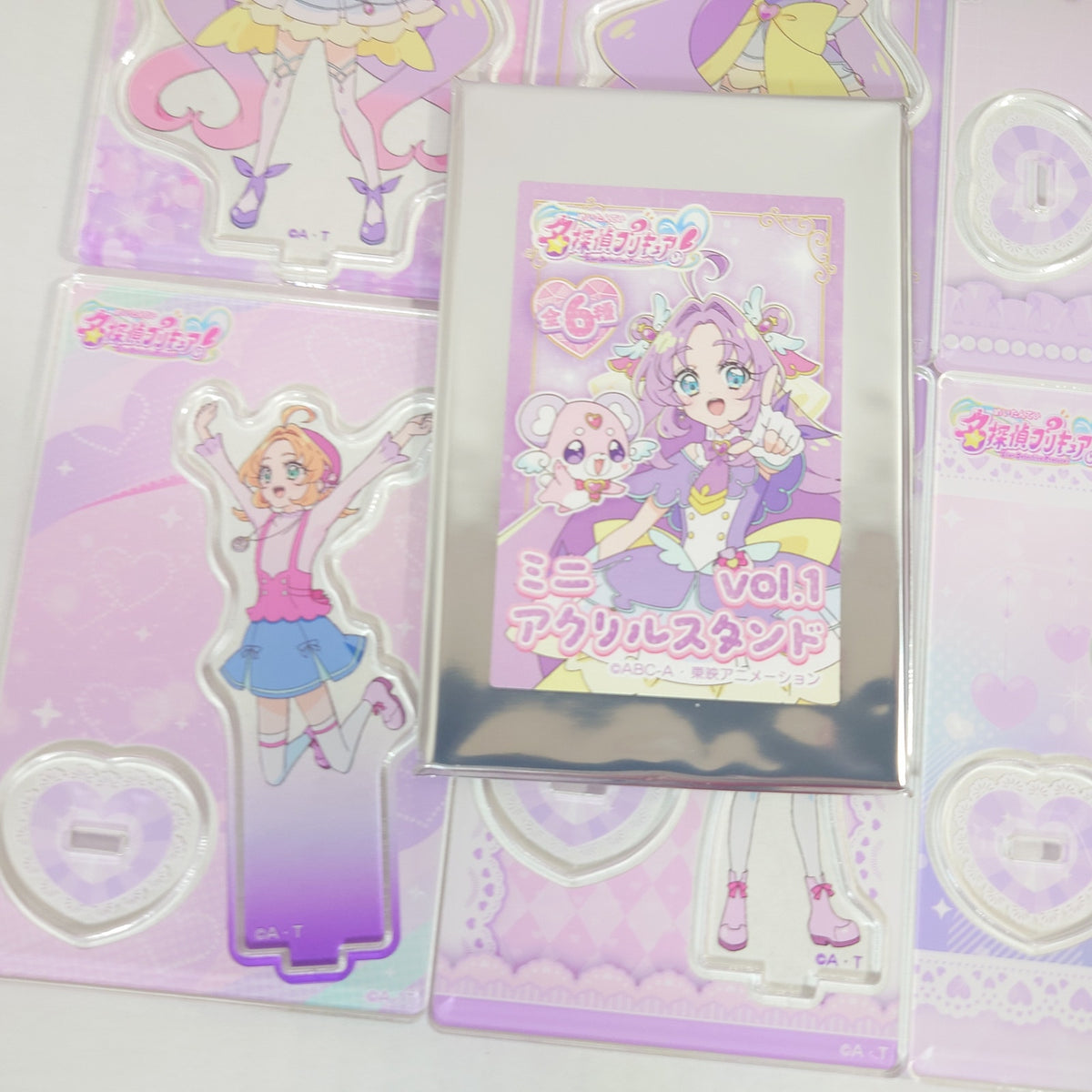 COMPLETE SET Cure Answer Pretty Cure (Precure) Star Detective (Meitantei) Acrylic Stand