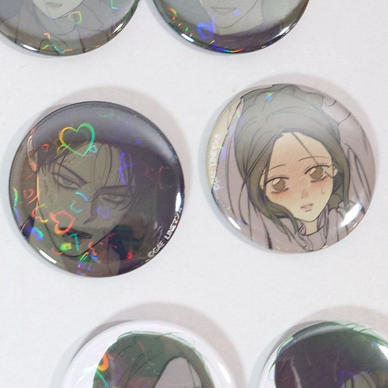 Tears on a Withered Flower Badge Set