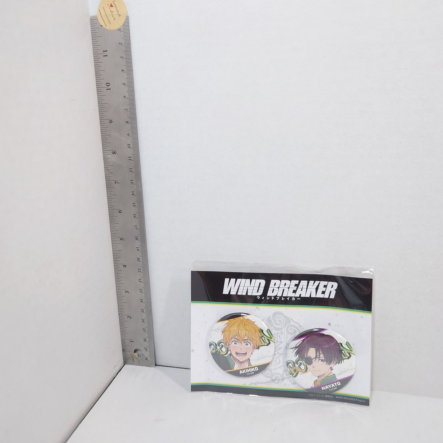 Hayato Suo & Akihiko Nirei WIND BREAKER Pin Badge Set