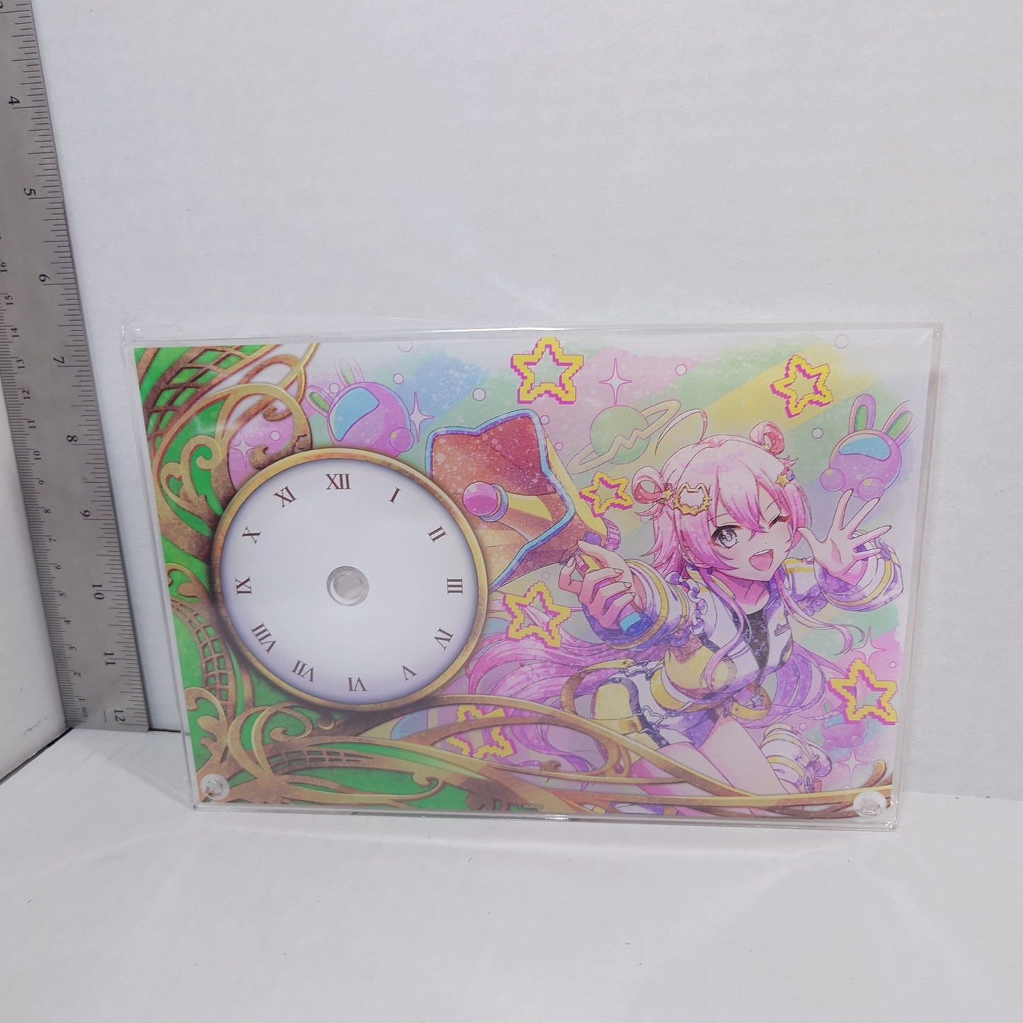 Lumina Ichihoshi Unichord D4DJ 5th Anniversary Acrylic Clock