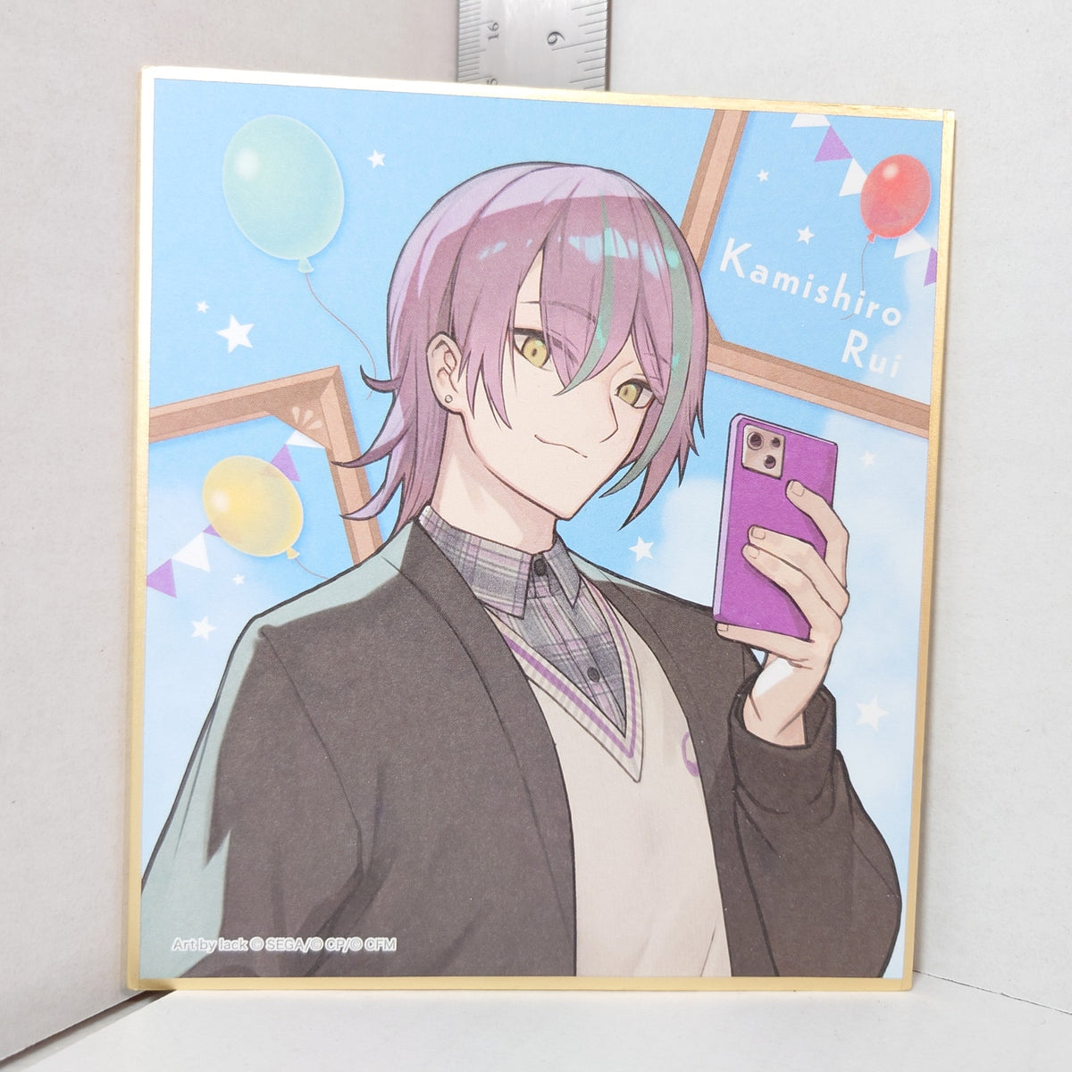 Rui Kamishiro Wonderlands x Showtime Project Sekai x ZOZOTOWN Shikishi