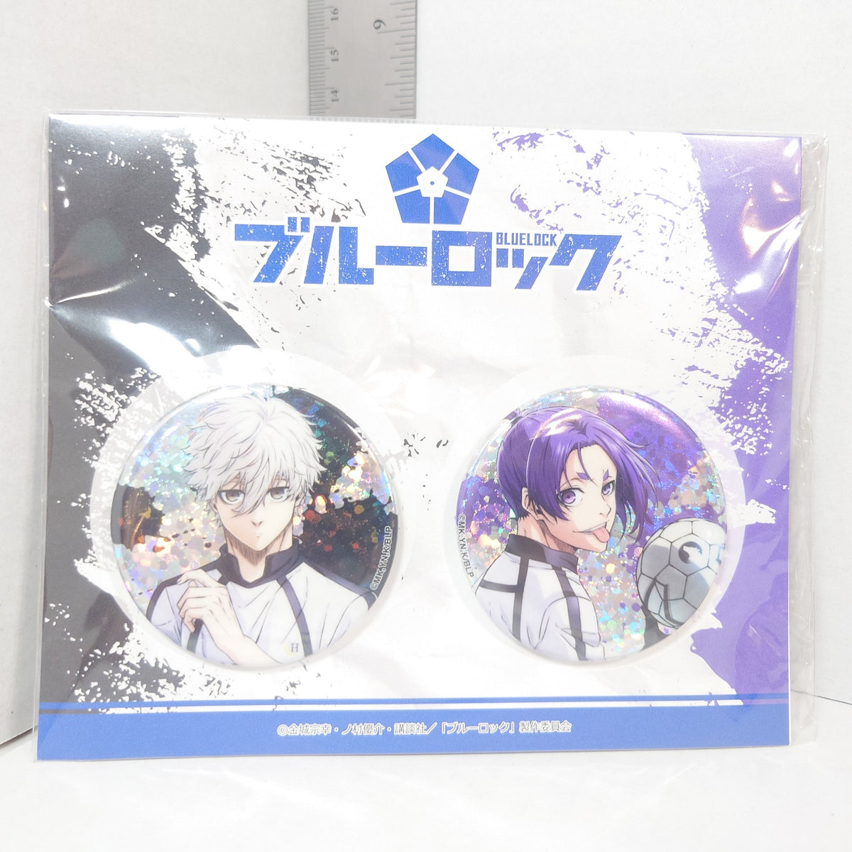 Nagi Seishirou & Reo Mikage Blue Lock Badge Set