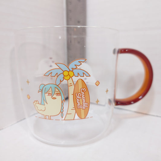 Wataru Hibiki fine Ensemble Stars x Okawa Bkub Glass Cup Mug