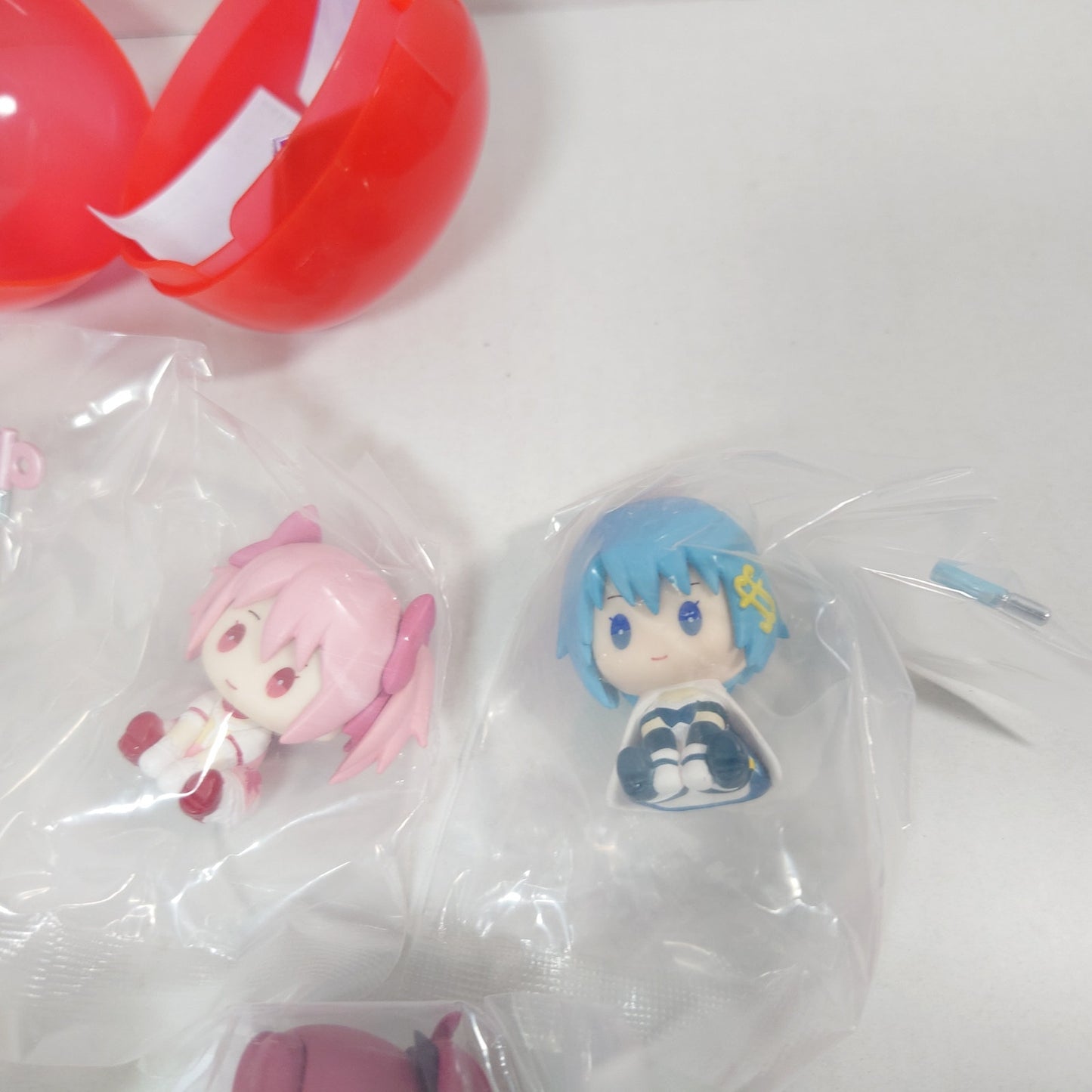 COMPLETE SET Madoka Magica Hekotto Nushimasu Gashapon Mini Figure/Figurine