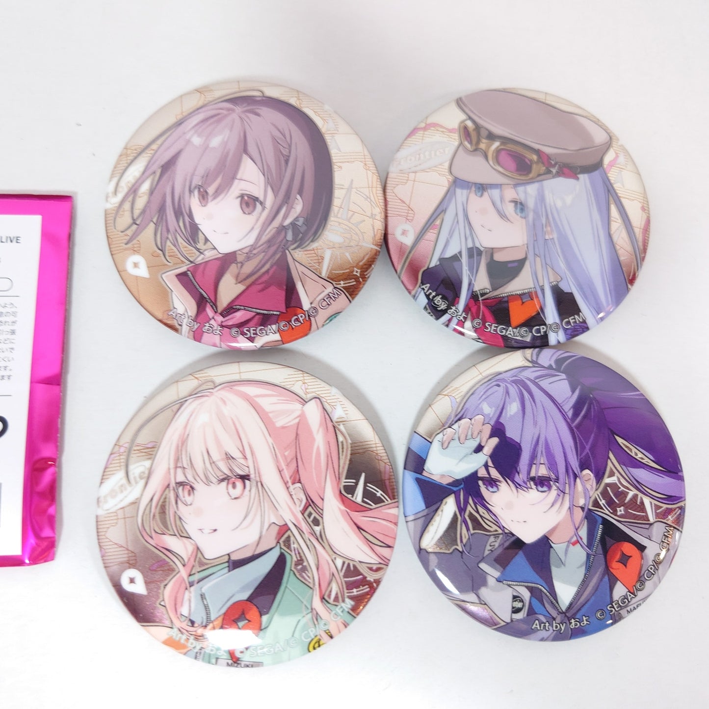 25-ji, Night Code de. Project Sekai COLORFUL LIVE 5th Frontier Badge Set