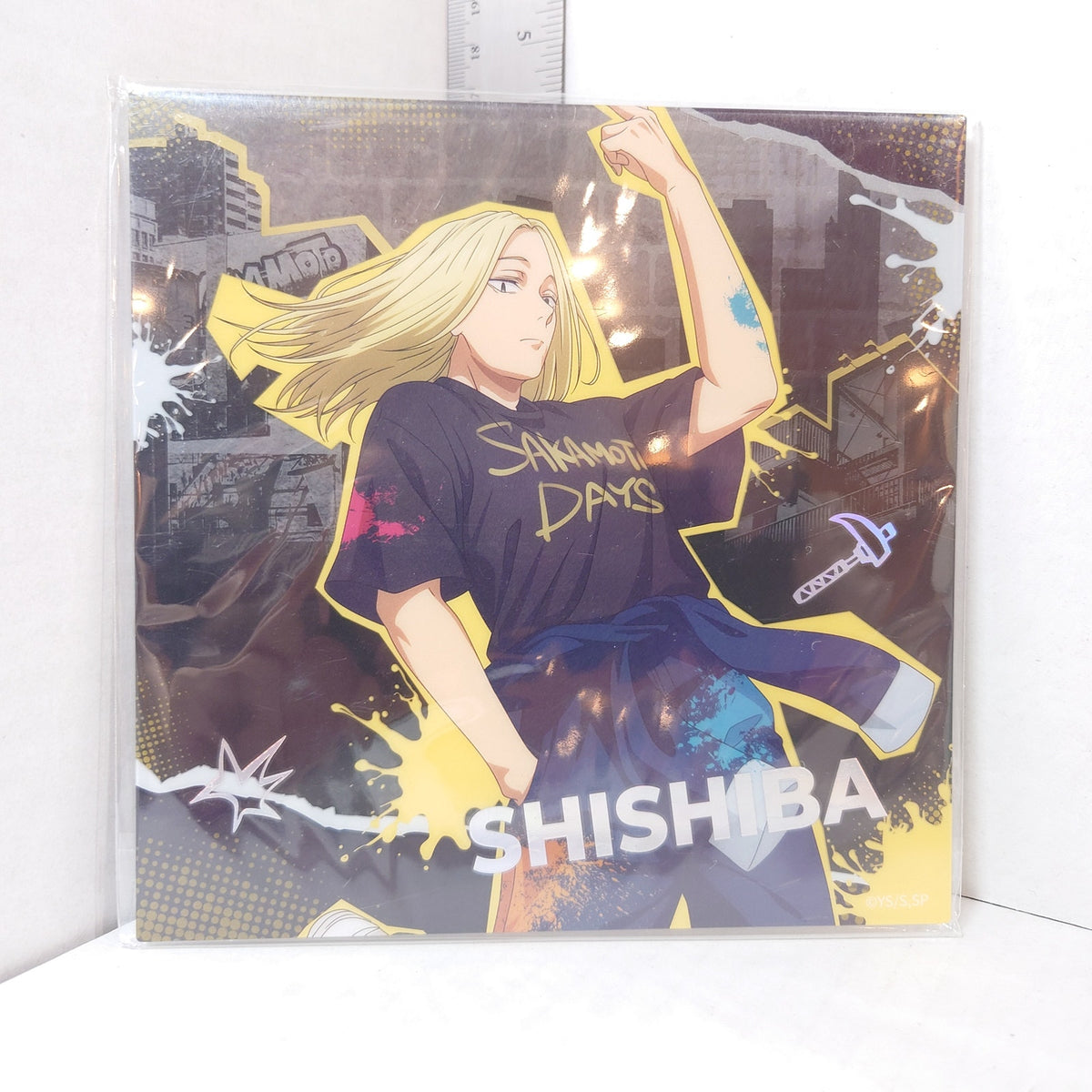 Shishiba Sakamoto Days Acrylic Shikishi