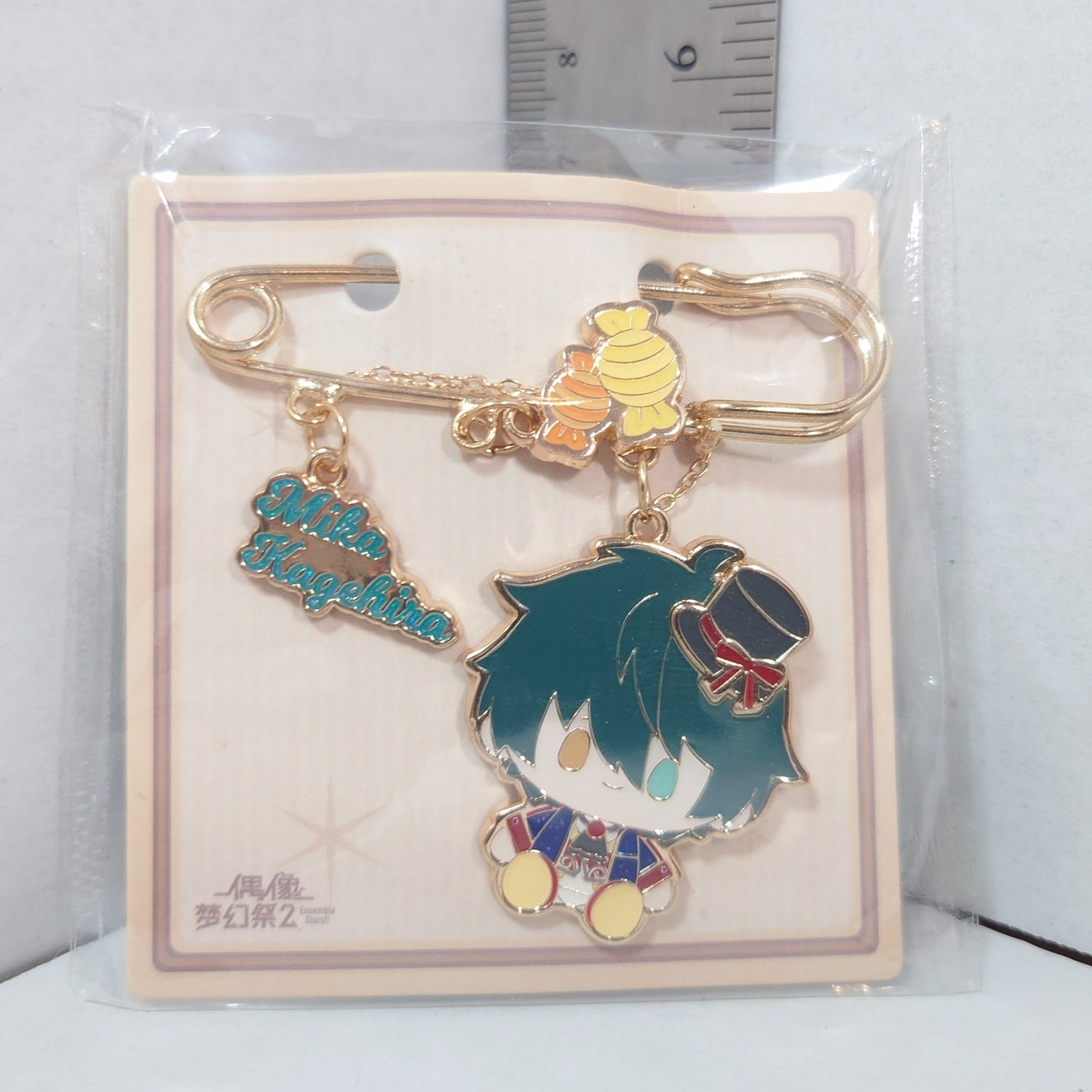 Mika Kagehira Valkyrie Ensemble Stars CN Brooch Pin