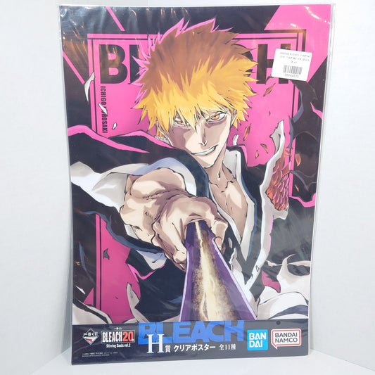 Ichigo Kurosaki Bleach Ichiban Kuji Stirring Souls Plastic Poster