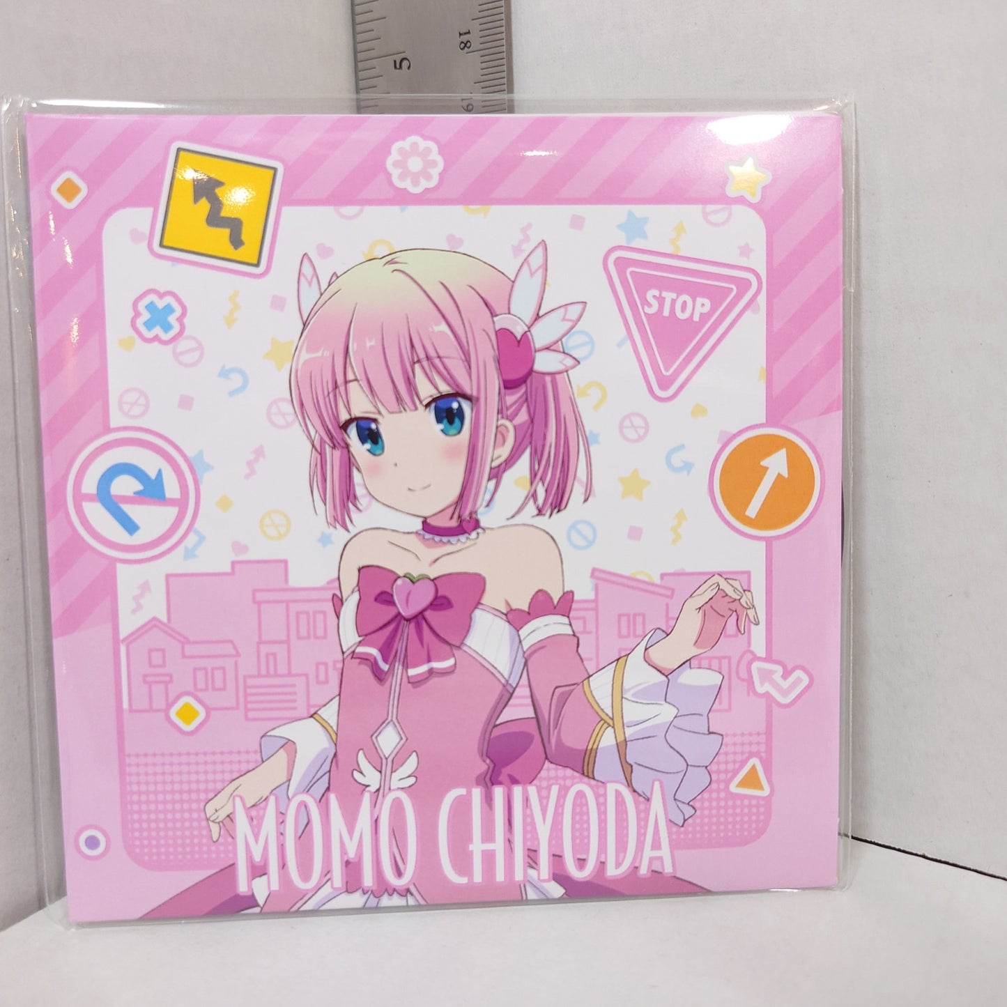 Momo The Demon Girl Next (Machikado Mazoku) Record Coaster w/Sleeve