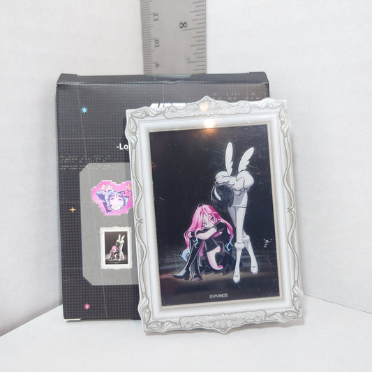 Mizi & Sua Alien Stage -Love Hate&Fruity Heart DLC Acrylic Magnet
