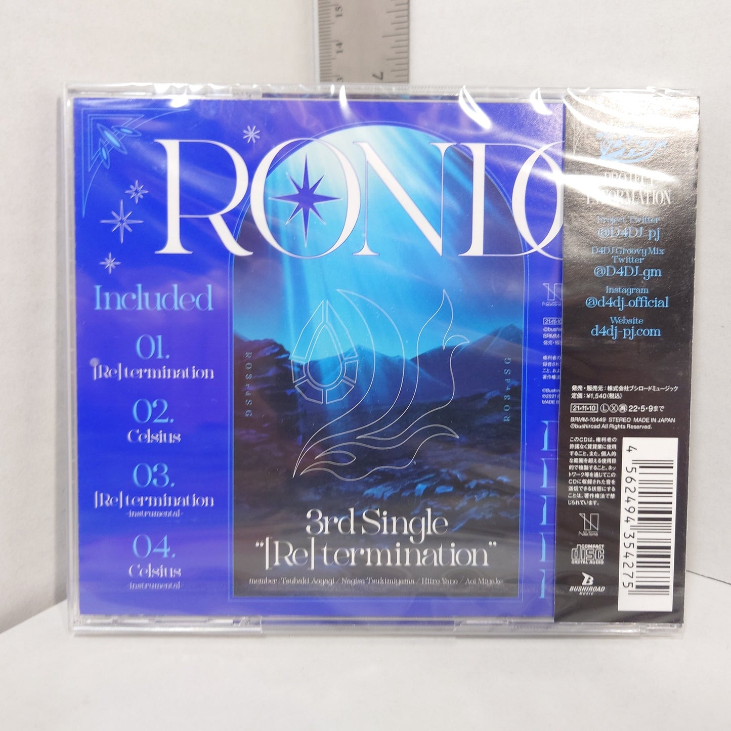 Rondo 3rd Single [Re]termination D4DJ CD