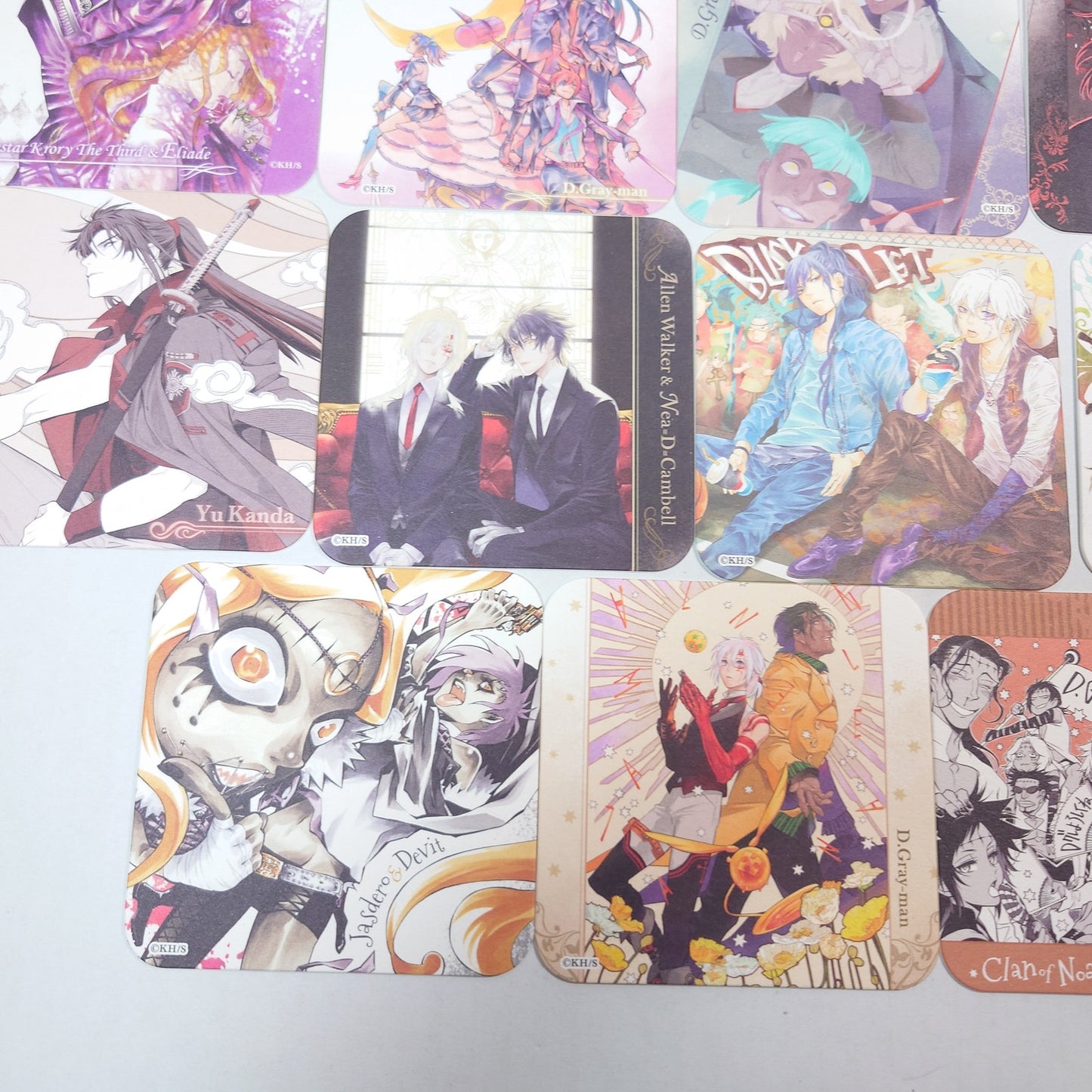 COMPLETE SET D.gray-man Art Coaster Collection