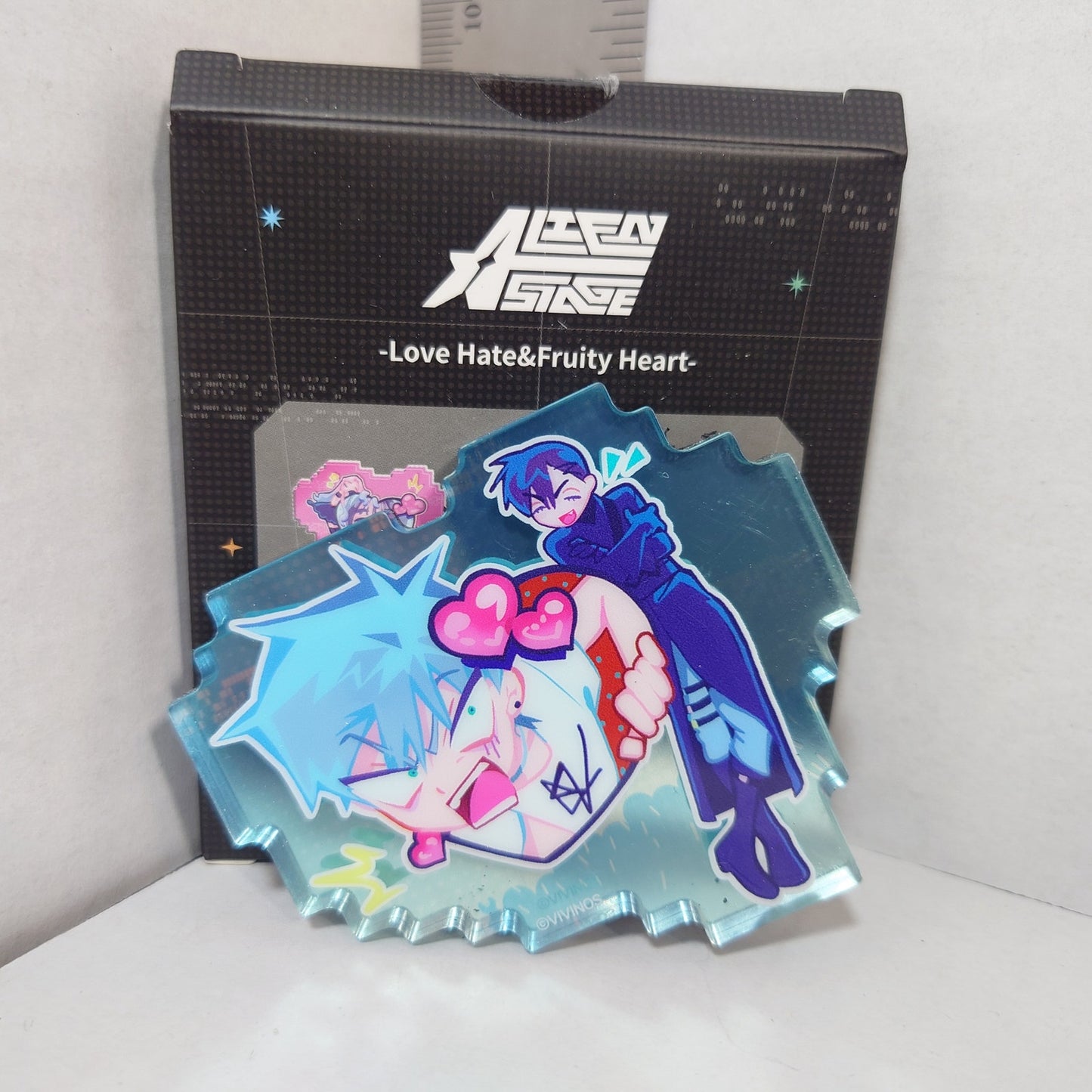 Ivan & Till Alien Stage -Love Hate&Fruity Heart DLC Acrylic Magnet
