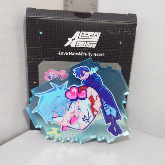 Ivan & Till Alien Stage -Love Hate&Fruity Heart DLC Acrylic Magnet