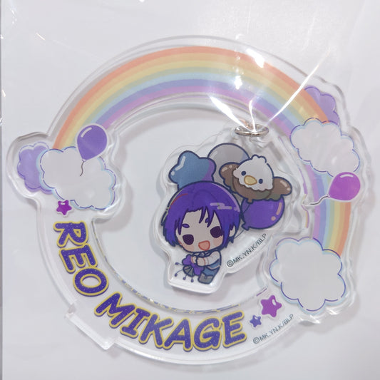 Reo Mikage Blue Lock Acrylic Swinging Pendent Acrylic Stand