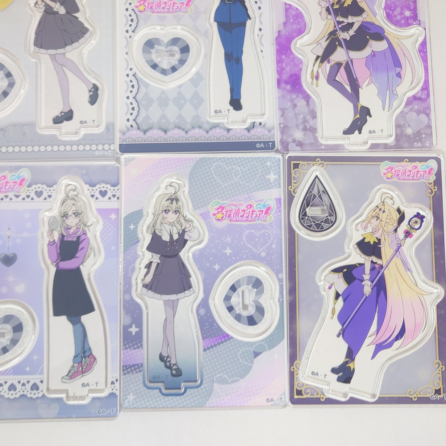COMPLETE SET Cure Arcana Shadow Pretty Cure (Precure) Star Detective (Meitantei) Acrylic Stand