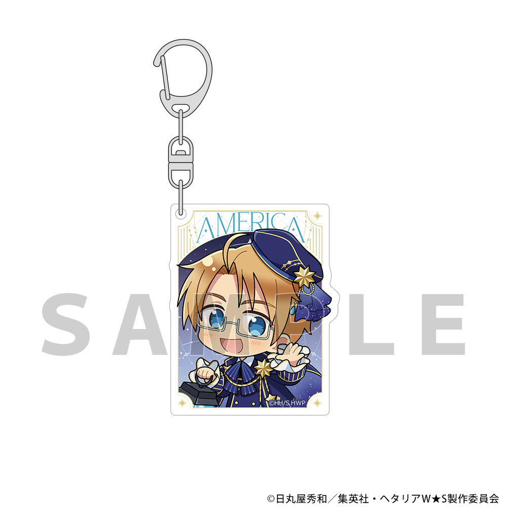 [Preorder] Hetalia World Stars Starry Skies Acrylic Keychain