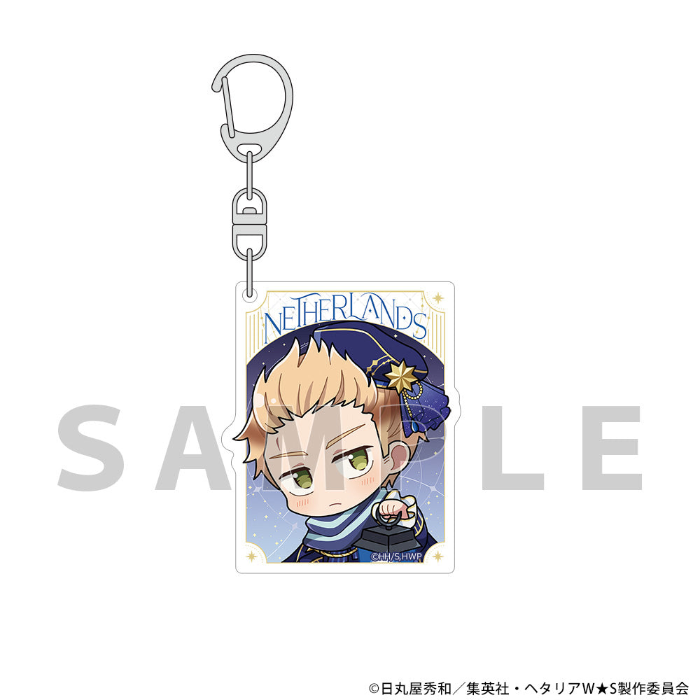 [Preorder] Hetalia World Stars Starry Skies Acrylic Keychain