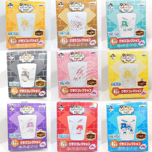 COMPLETE SET One Piece Chopper Ichiban Kuji Glass Cup