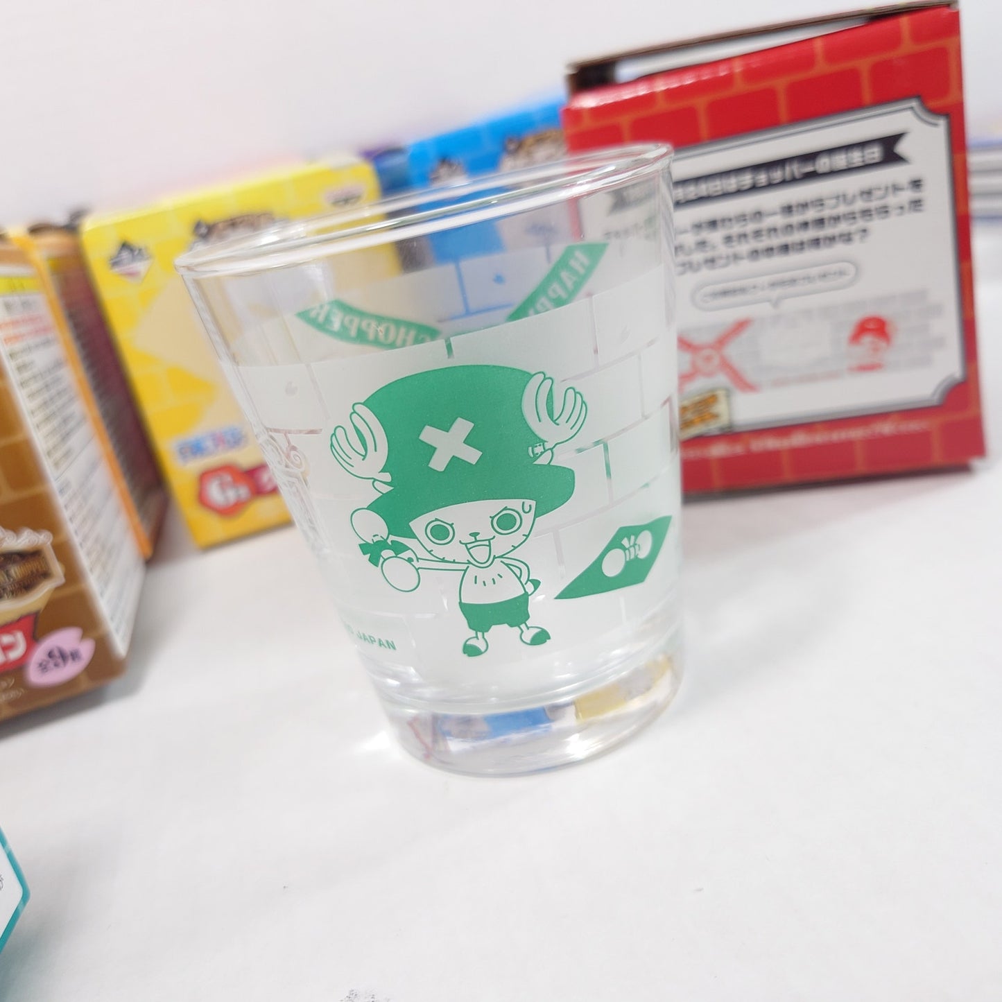 COMPLETE SET One Piece Chopper Ichiban Kuji Glass Cup